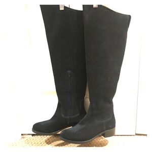 Barneys NY suede over the knee boots.